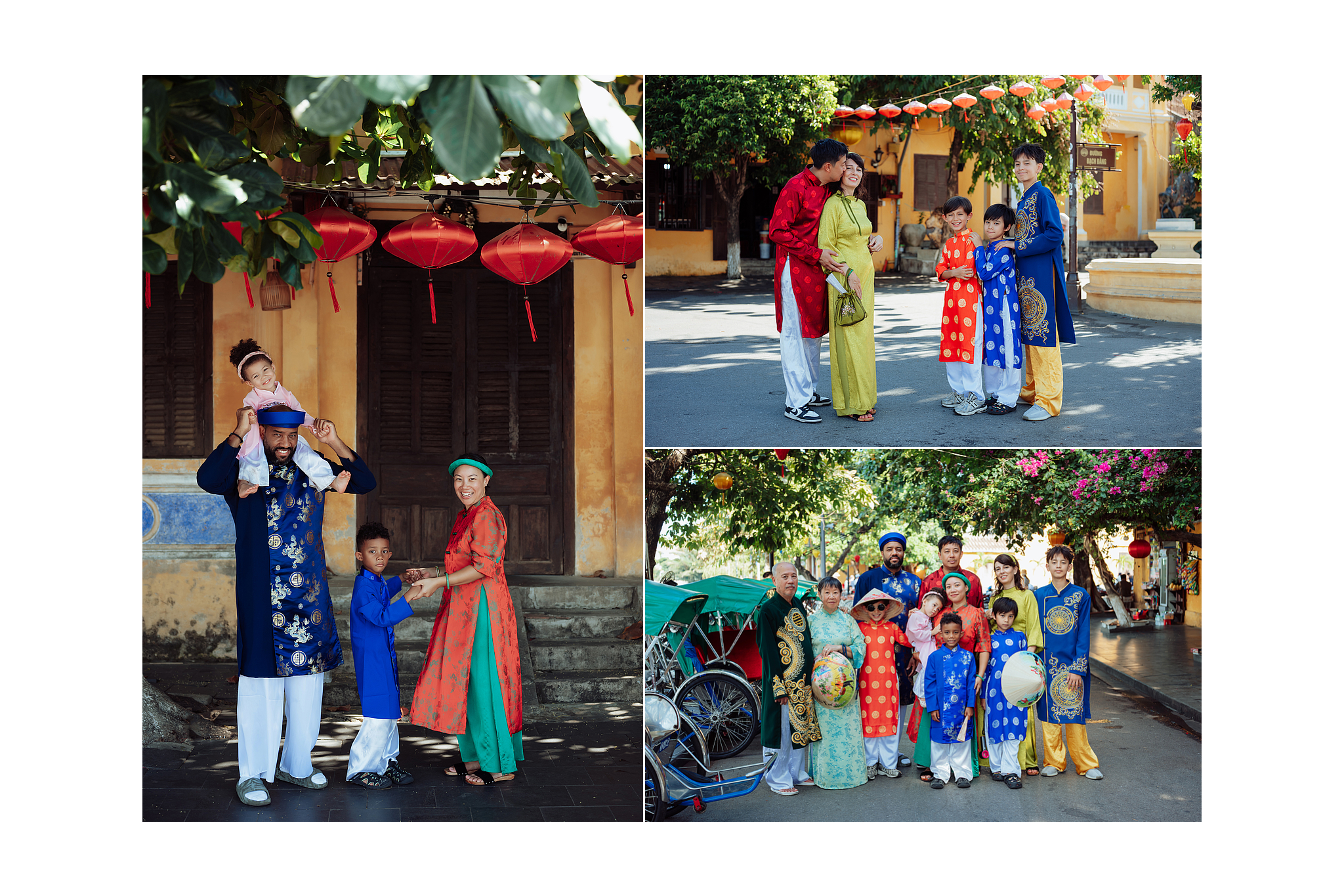 A beautiful family, a special time together, and lovely memories in Hoi An. ❤️